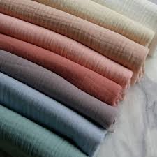 plaid gaze brume — gaze de coton (double)